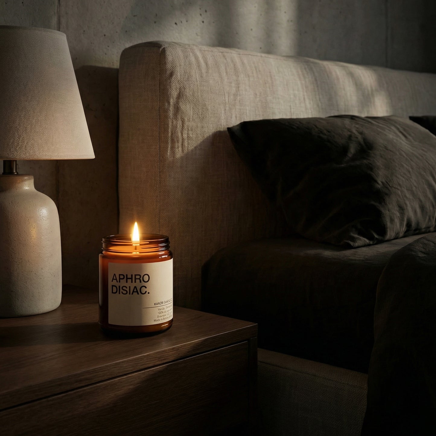 APHRODISIAC relaxing soy candle small batch crafted in Astoria Oregon