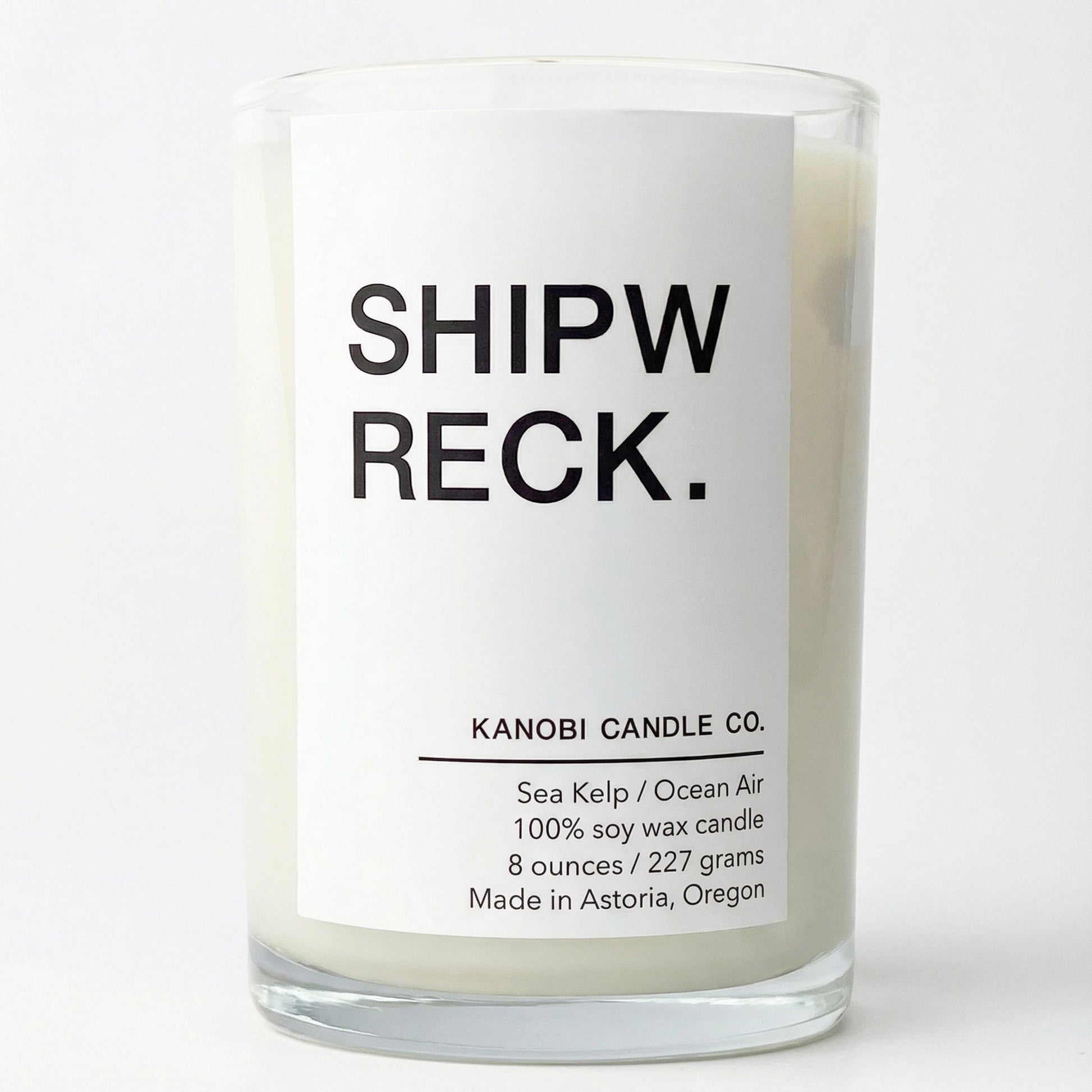 Shipwreck hand-poured coastal soy candle ocean scent